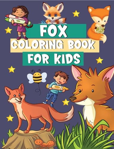 fox coloring book