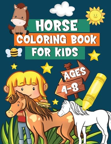 horse coloring book